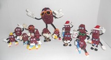 Vintage 1980 s California Raisins PVC Figure Large Mixed Lot Free Shipping