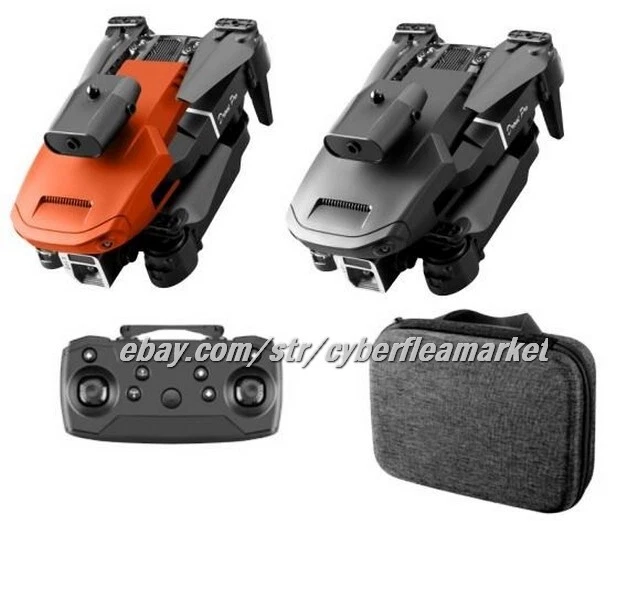 E100 Four-Sided Obstacle Avoidance Drone 4K HD Dual Camera NEW ORANGE ONLY - Image 2 of 4