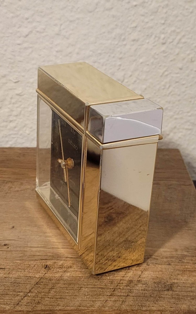 VINTAGE SEIKO GOLD FINISH DESK ALARM CLOCK QXE206 QUARTZ | eBay VINTAGE SEIKO GOLD FINISH DESK ALARM CLOCK QXE206 QUARTZ | eBay