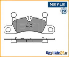 Brake pad set, disc brake MEYLE 0252514316/PD