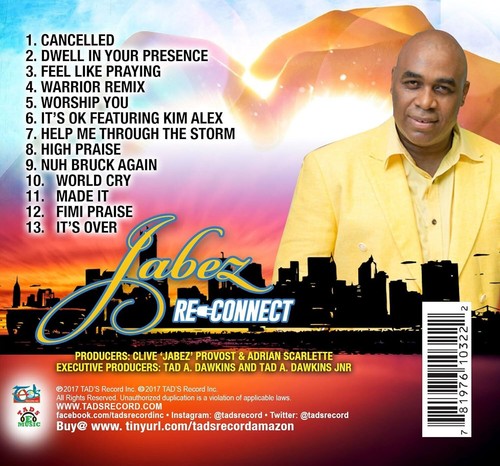 Re-Connect - Jabez- Aus Stock- RARE MUSIC CD - Picture 2 of 2