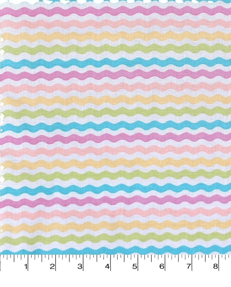 Mezcla de algodón a rayas de Pascua