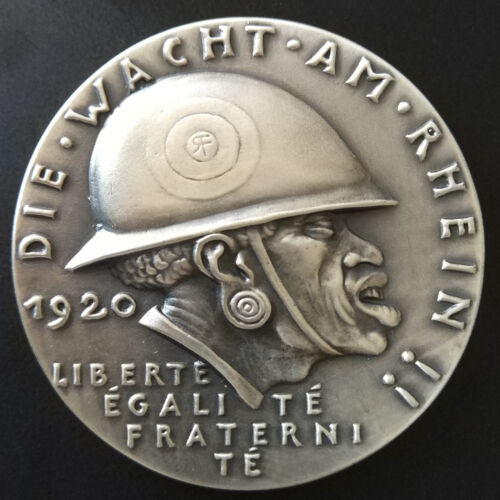 Restrike 1986 Shame Nude Medal Karl Goetz Wustlinge At Rhein Silver 1920 Germany