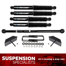 2" Lift Leveling Kit w/ Pro Comp + Track Bar For 1999-2004 Ford F250 F350 4X4