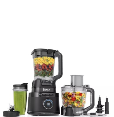 Ninja - Detect Kitchen System Power Blender + Food Processor Pro with 24-oz. ...