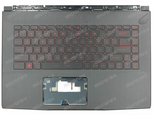 FOR MSI Thin GF63 11SC Palmrest Keyboard LED US-International