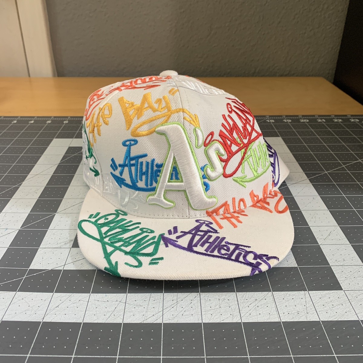 A's cap ビンテージ 90s Oakland Athletics A's MLB Baseball Snapback Hat Cap with