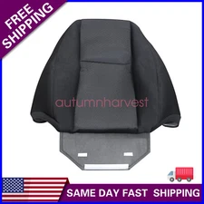 For 07-14 Chevy Silverado 1500 2500HD 3500HD Front Top Cloth Seat Cover Black