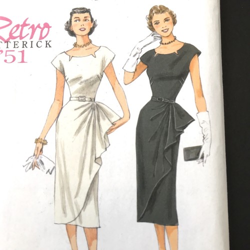Butterick Schnittmuster B5880 Vintage Pin Up Kleid mit Gürtel Rüschen 50er Retro - Bild 17 von 22