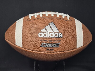 Adidas DIME Football Silver Leather NFHS Official Size White