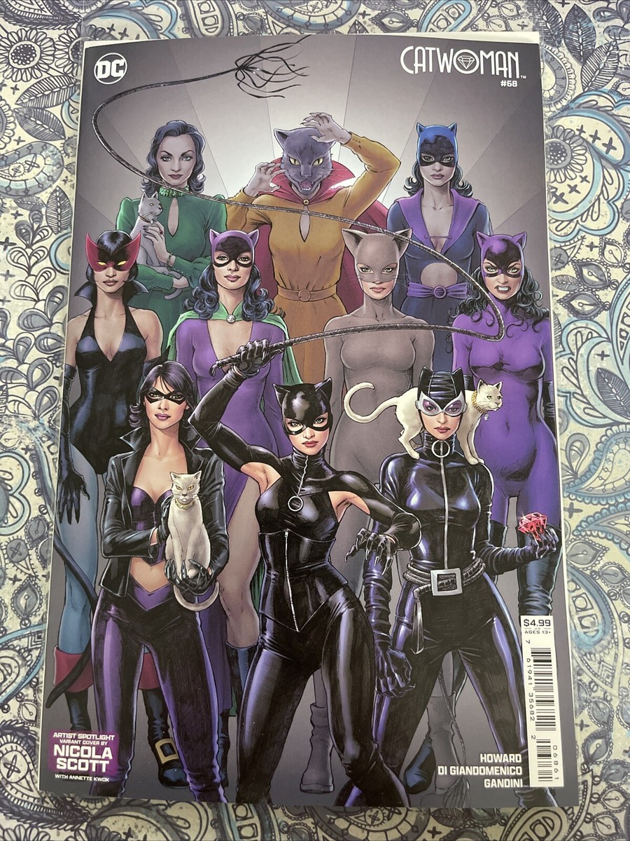 CATWOMAN #68 NICOLA SCOTT ARTIST SPOTLIGHT COSTUME DESIGN VARIANT