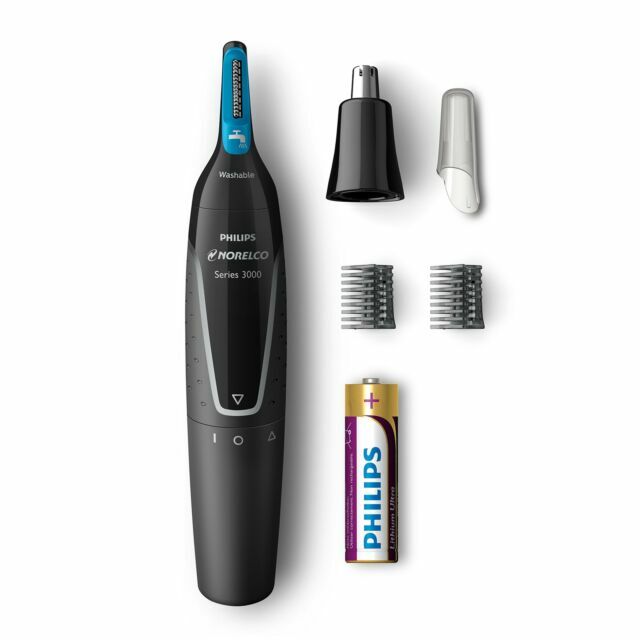 Philips Norelco Nose Hair Trimmer 3000, NT3000/49, Precision Groomer with 6