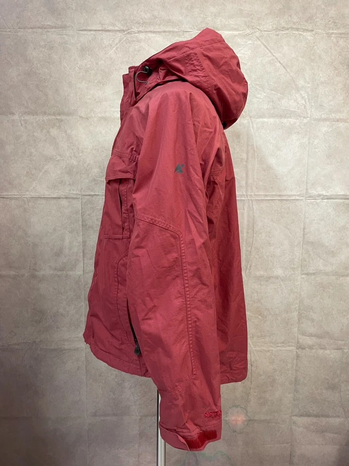 EASTERN MOUNTAIN SPORTS Jacket Mens Maroon Detachable Hood Full Zipper Size M - Image 3 of 4