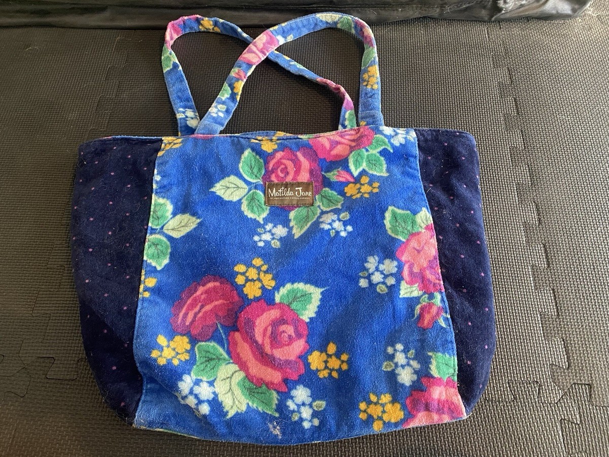 Matilda Jane Sweet Sunshine Tote Bag Flower Floral Terry Cloth