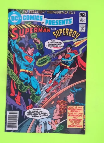 DC Comics Presents #14 1979 DC Comics Newsstand Lower Mid Grade L61-52