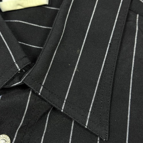 vintage 90s VERSACE Button Shirt MEDUSA Stripe black white jeans couture 80s - Bild 9 von 11