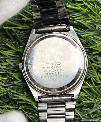 Vintage Seiko Type II 7546-8090 Quartz Railway Time Dial Vintage Seiko Type II 7546-8090 Quartz Railway Time Dial