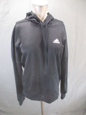 ADIDAS CLIMAWARM Size S Men BLK Drawstring Pocket Breathable Athletic Hoodie 716