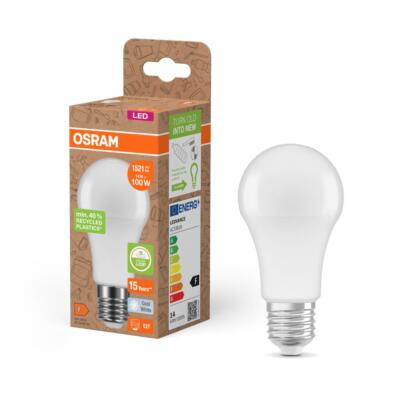 Osram E27 LED Lampe Star Classic A 100 Recycled Plastic 14W