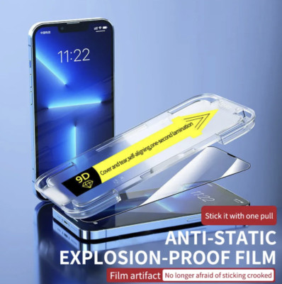 9D Full Cover Tempered Glass 11 / PRO / MAX Case Glass Protective Shockproof