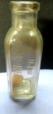 Bottle Glass HIRES Root Beer Extract clear  Charles E. Hires Co. Philadelphia