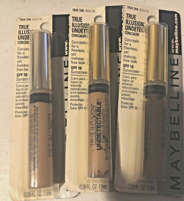 MAYBELLINE TRUE ILLUSION UNDETECTABLE CONCEALER TRUE TAN discontinued New Sealed