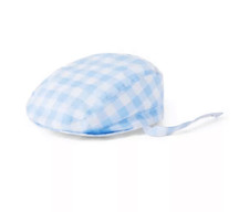 Janie  Jack Baby Gingham Newsboy Cap in Blue Size 18-24 Months