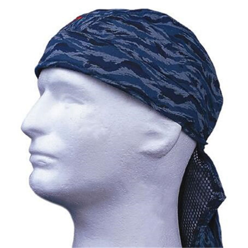 Blue Welders Protective Bandana Type Hood Welder Hat / Cap Welding