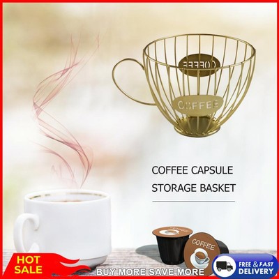 Coffee Mug Pod Holder Organizer Basket Fruit Tray Coffee Cup Shape Capsule