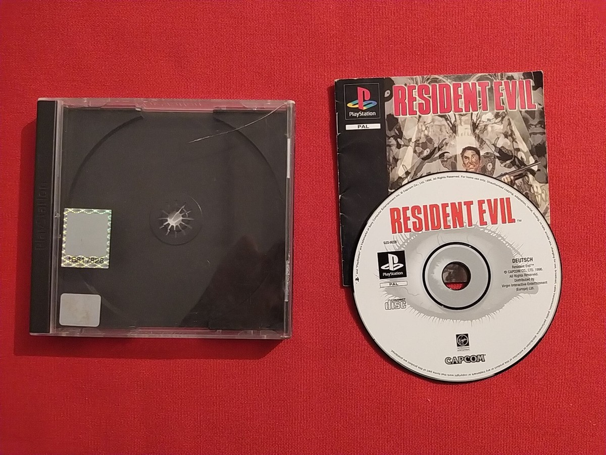 RESIDENT EVIL PS1 Jeu Console Sony Playstation 1 Jeux Pal Videogames Ps