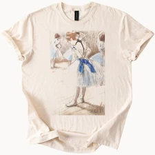 Degas Ballet Dancer Tee Ballerina Art T Shirt Dance Gift