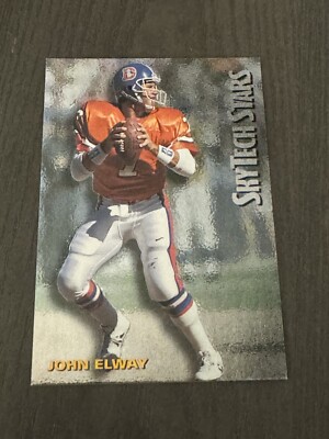 1994 Skybox Skytech Stars Insert #ST-4 JOHN ELWAY Denver Broncos Football Card
