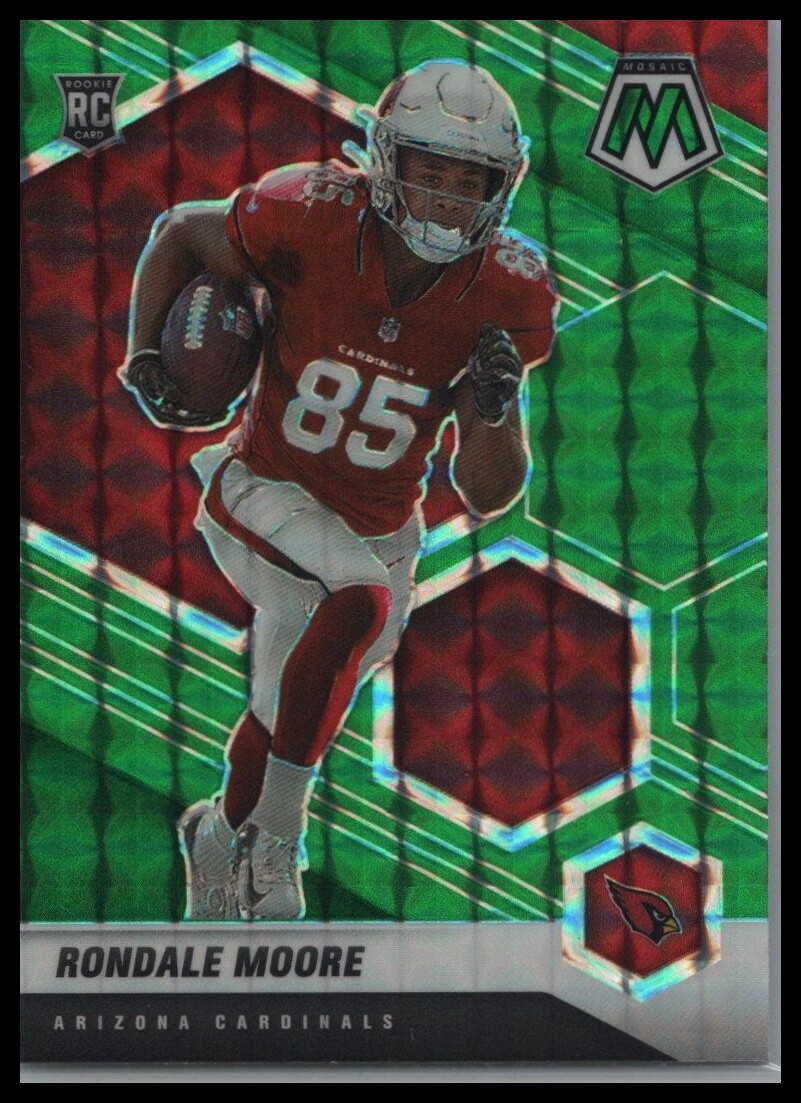 Rondale Moore - 2021 Panini Mosaic Prizm Green Arizona Cardinals Rookie #317