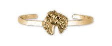 Kerry Blue Terrier Jewelry 14k Gold Handmade Kerry Blue Terrier Bracelet  KB2-CB