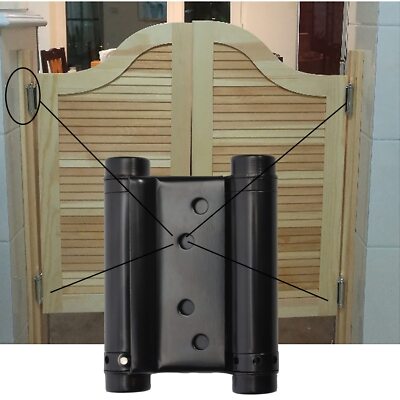 4 Pack Double Action Spring Hinges Self Closing Door Hinges for Saloon Cafe Pub