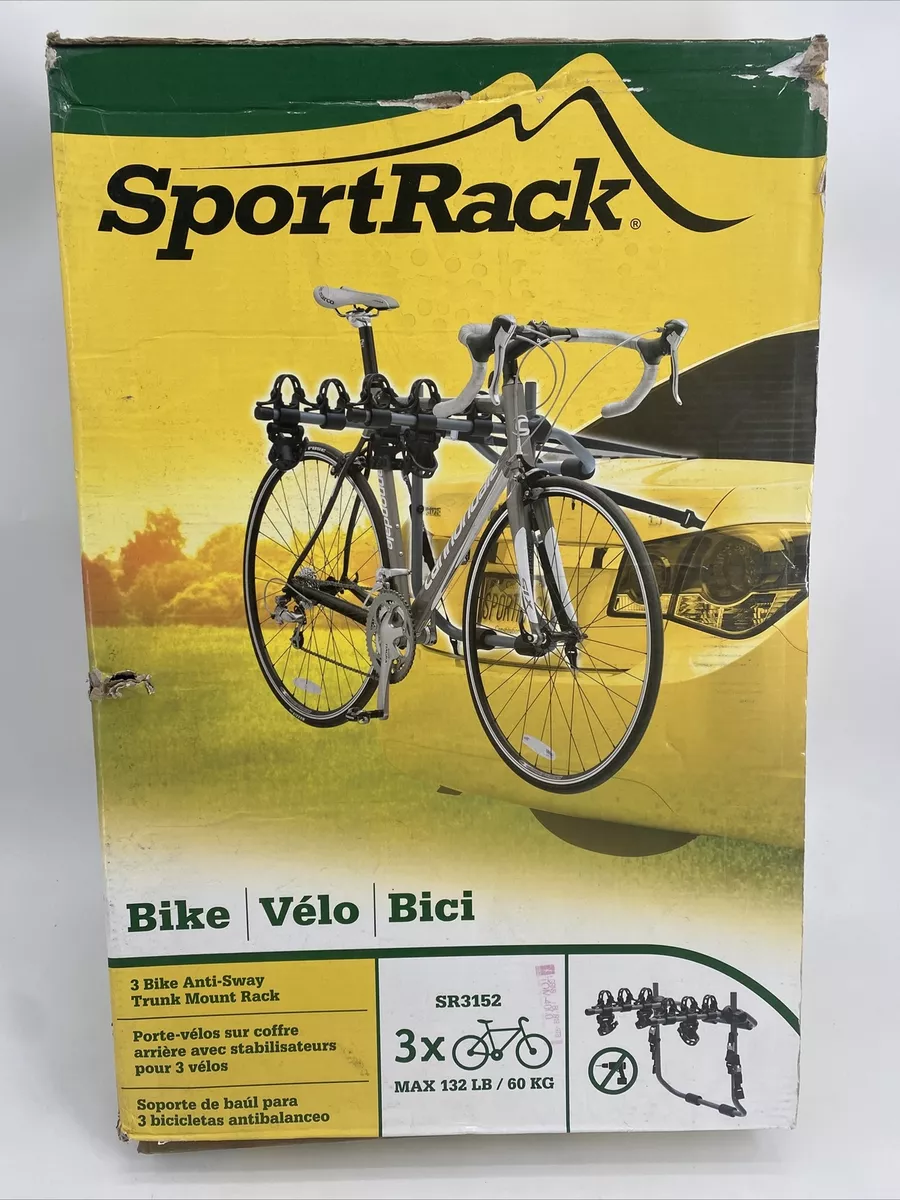 SportRack 3-Bike Anti-Sway Trunk Mount Bike Rack 