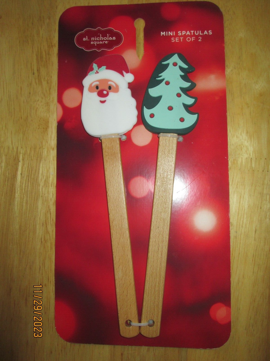 mini christmas spatulas
