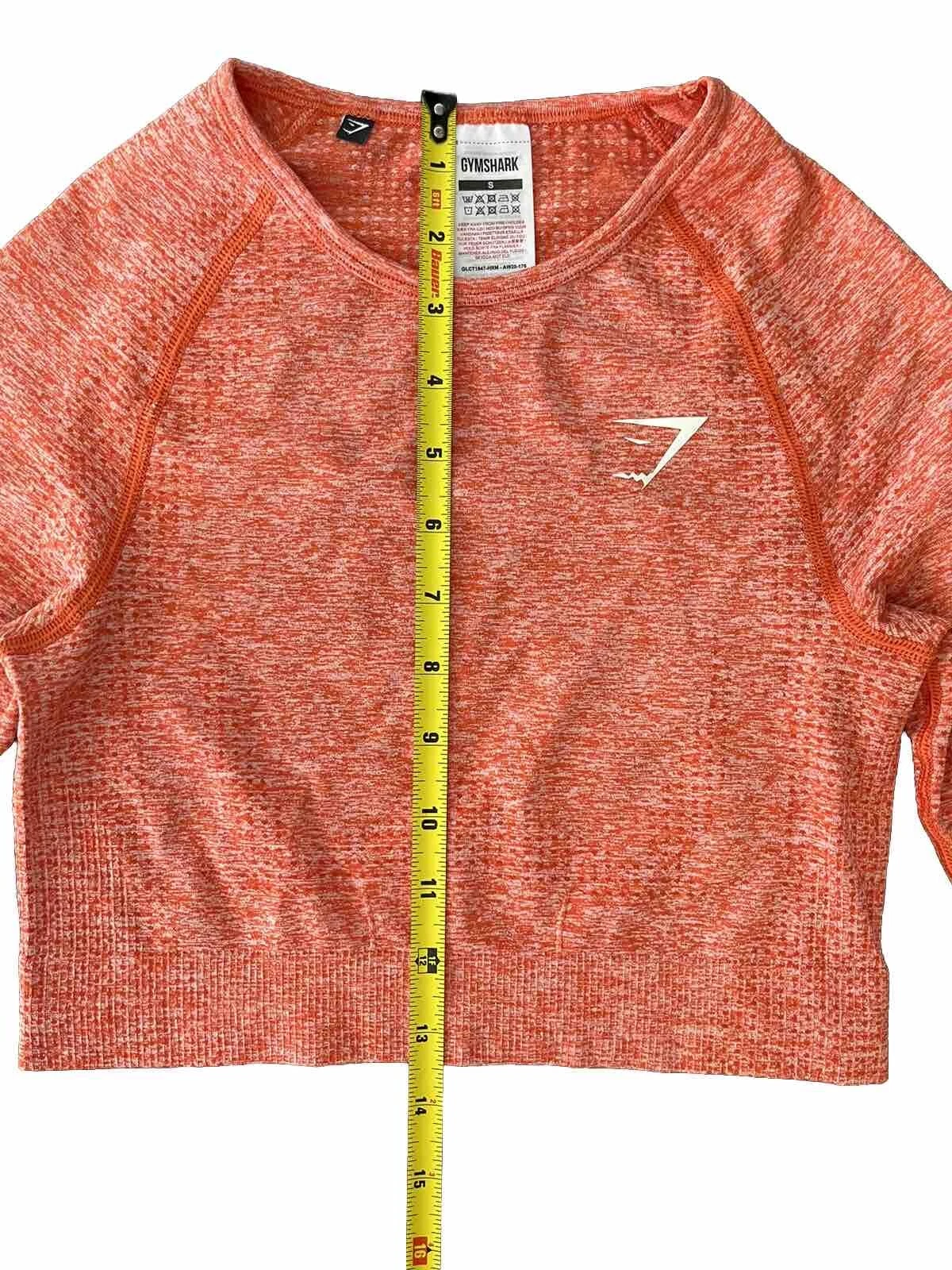 gymshark vital seamless long sleeve crop shirt