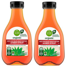 Organic 100% Raw Blue Agave Nectar Amber Syru...