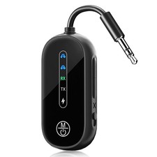 Bluetooth 5.4 Transmitter Receiver 2-in-1 Bluetooth Adapter For TV/Car Stereo US