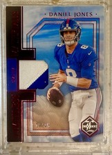 2023 Daniel Jones Panini  Limitless Materials 17 25.