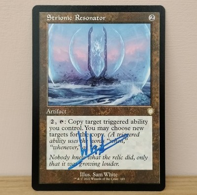 MTG Strionic Resonator Signed Sam White