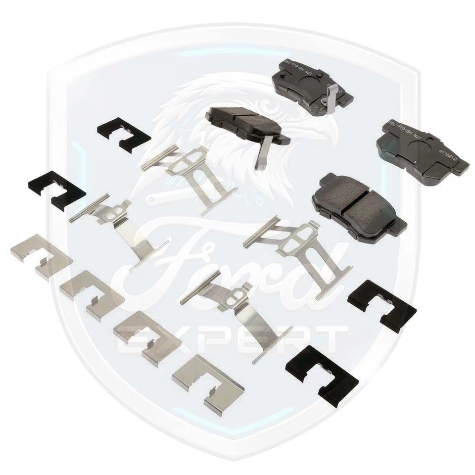 Kit de pastillas de freno de cerámica delanteras y traseras ACDelco OEM para Honda Accord 2003-2007 Foto 3 de 4