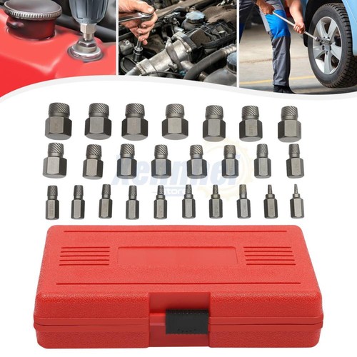 25-teiliges Schraubenausdreher-Set Sechskantkopf Multi-Spline Easy Out Schraubenausdreher-Set Neu - Bild 7 von 12