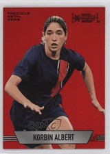 2024 Skybox Metal Universe Champions PMG Red /100 Korbin Shrader Albert #33 1j1a