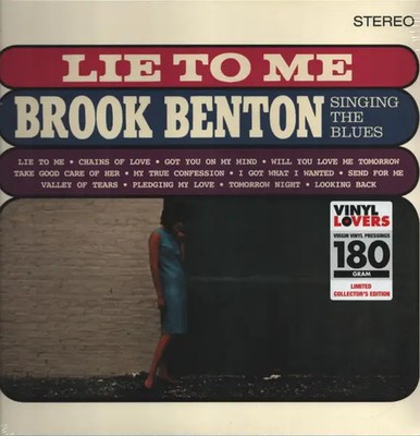 Brook Benton Lie To Me: Brook Benton Sings The Blues 180G NEW OVP Vinyl LP