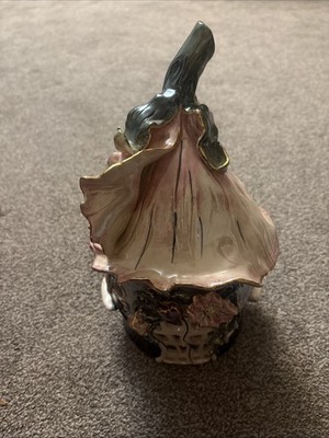 Blue Sky Heather Goldminc Fairy Blossom Pansy House Tea Light Holder No Base
