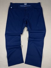 Peter Millar Pants Mens 42x30 EB66 Performance Navy Blue Golf Casual Five Pocket
