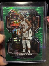 Kennedy Burke 2022 Panini Prizm WNBA Green Mojo Prizm /25 #78 Rookie RC