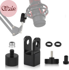 Microphone Mount Adapter for Hyperx Quadcast with 3/8" or 1/4" Screw Adapter and